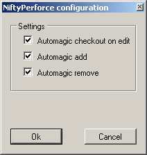 Config dialog.